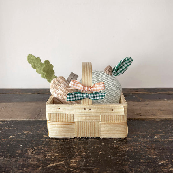 Mungo and Maud Luxury Dog and Cat Outfitters New Knitted Cat Toys Carrot and Apple Catnip