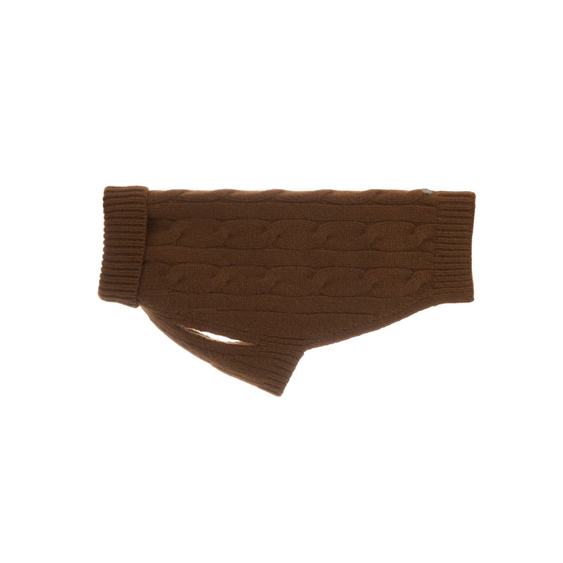 Cable Cashmere Dog Pullover