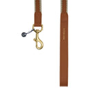 Mungo & Maud Luxury Dog & Cat Outfitters Bonbon Leather Dog Lead Brown