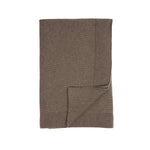 Mungo & Maud Luxury Dog & Cat Outfitters Comfort Dog Bone Blanket Cotton Cashmere Brown