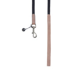 Mungo & Maud Luxury Dog & Cat Outfitters Baseball Cotton Suede Dog Lead Beige Grey