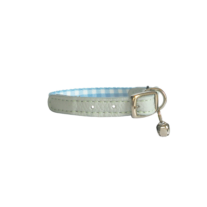 Clara Check Cat Collar