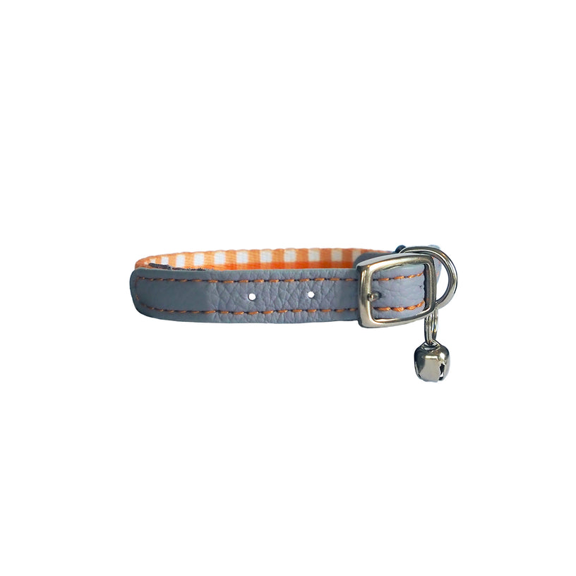 Clara Check Cat Collar
