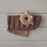 Mungo & Maud Luxury Dog & Cat Outfitters Beetle Dog Coat Brown Donut-Bear Dog Toy Brown