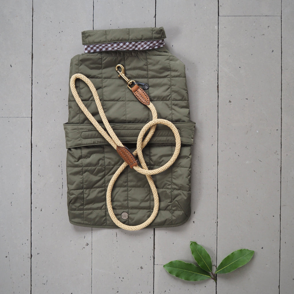 Rust Dog Rope Lead Rope Dog Lead Natural | Mungo & Maud