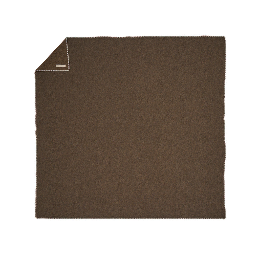 Mungo & Maud Luxury Dog & Cat Outfitters Stitch Wool Blanket Brown