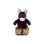 Mungo & Maud Luxury Dog & Cat Outfitters Dante the Donkey Dog Toy Brown