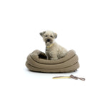 Mungo & Maud Luxury Dog & Cat Outfitters Canoe Dog Bed Brown