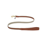 Mungo & Maud Luxury Dog & Cat Outfitters Bonbon Leather Dog Lead Brown
