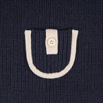 Mungo & Maud Luxury Dog & Cat Outfitters Archer Merino Dog Pullover Dark Blue