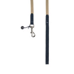 Mungo & Maud Luxury Dog & Cat Outfitters Baseball Cotton Suede Dog Lead Beige Blue