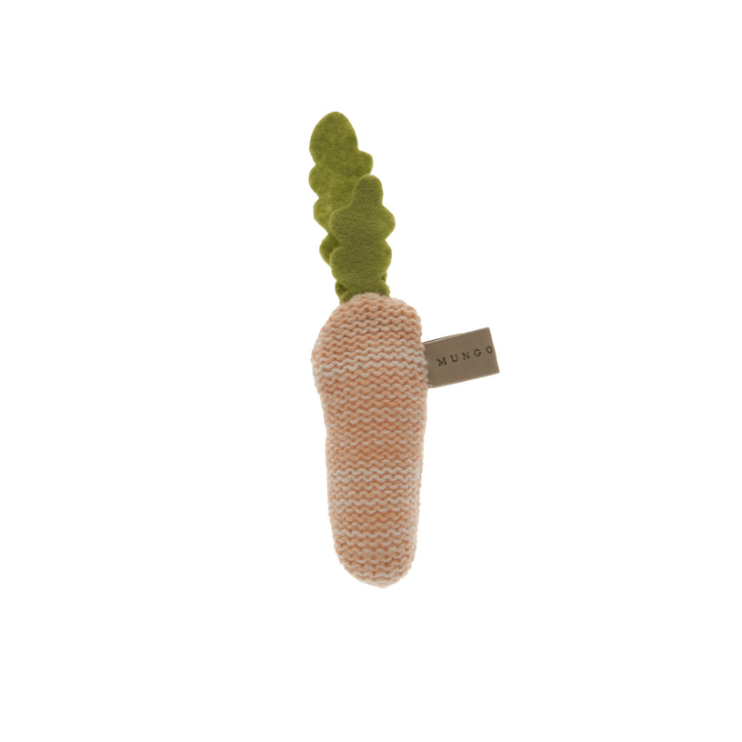 Knitted Carrot Cat Toy