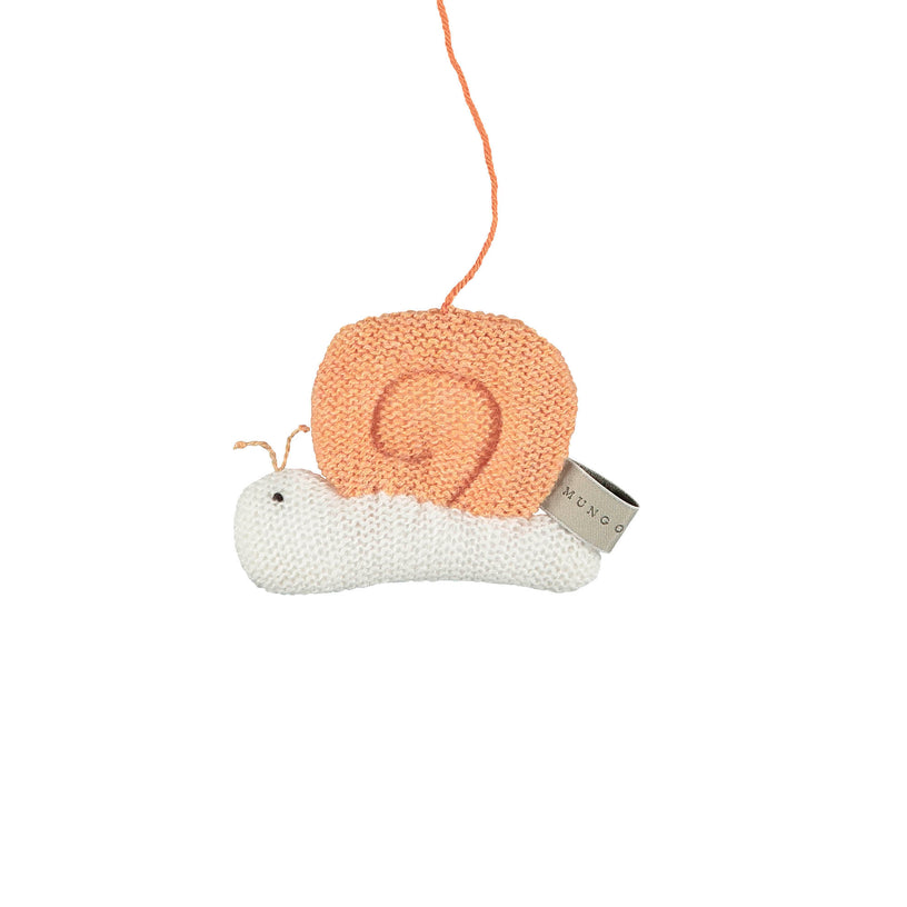 Knitted Snail Cat Toy