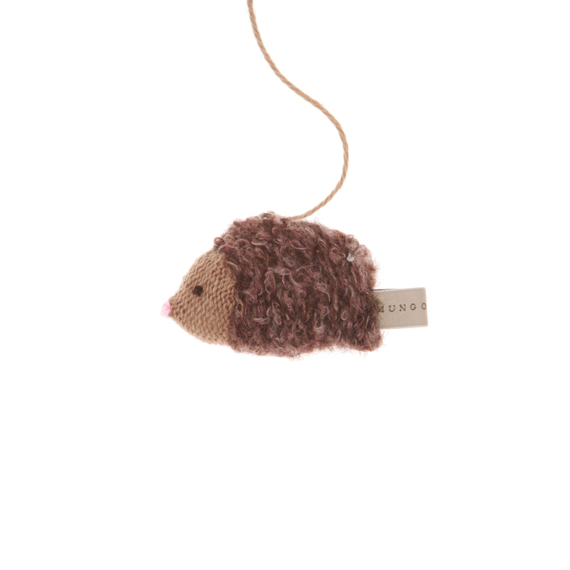 Knitted Hedgehog Cat Toy