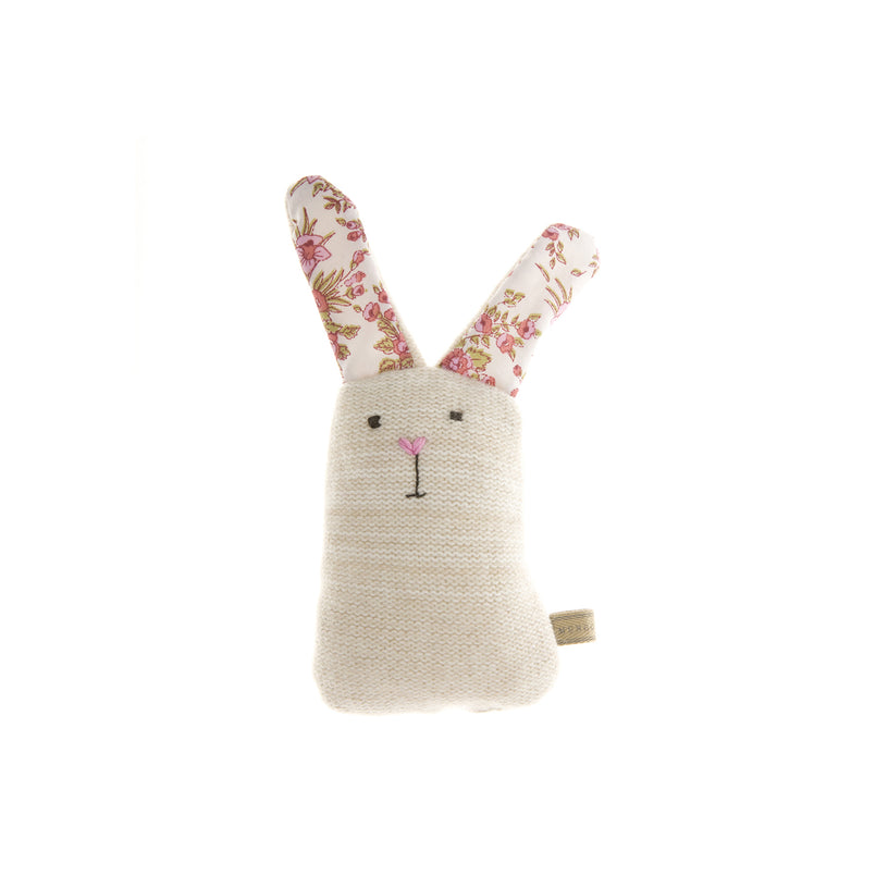 Knitted Rabbit Dog Toy