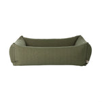 Classic olive green dog bed
