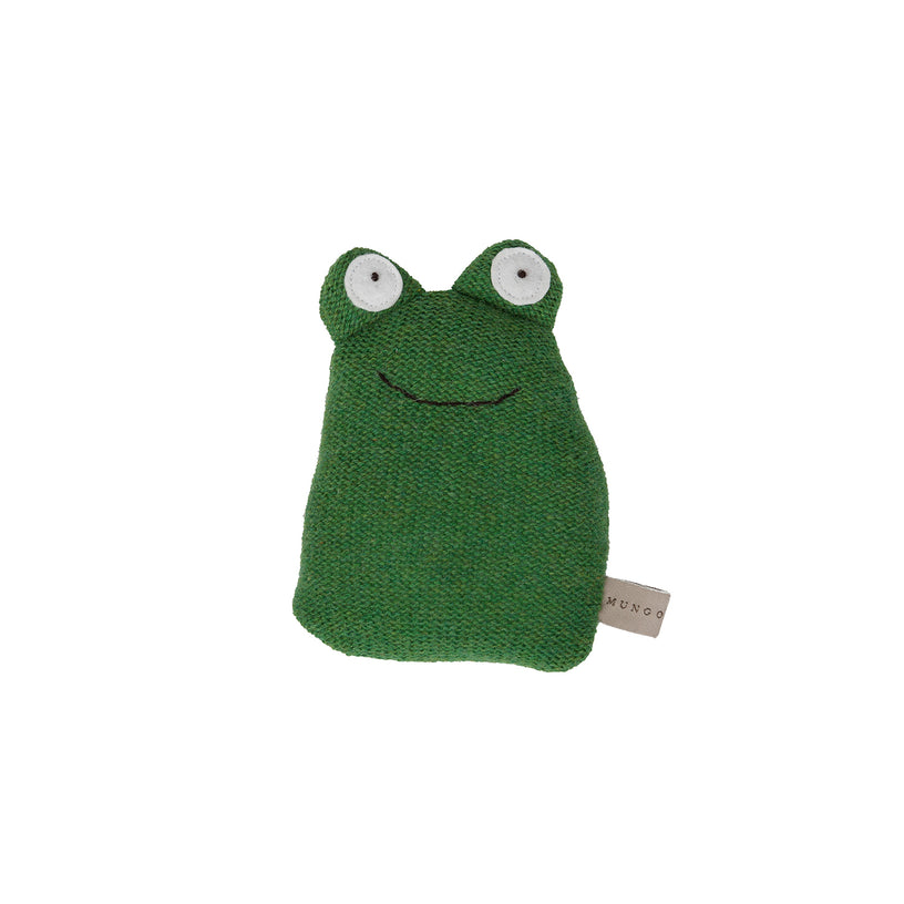 Knitted Frog Dog Toy